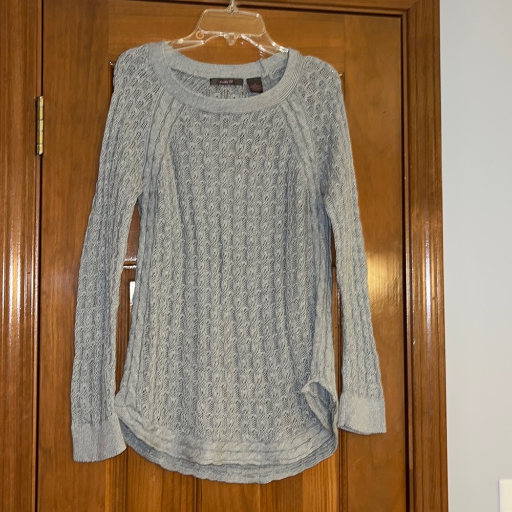 Heather B grey sweater medium NWT